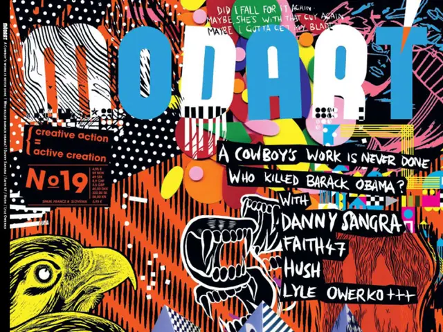 Artwork by Deborah Campbell: Embroidered Birds on a Coastal Scene