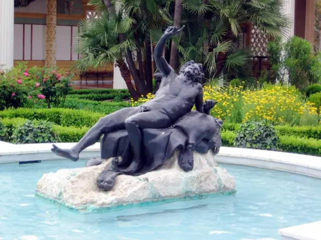 Jennifer Lopez's spectacular Mediterranean-style pool design at her Miami Beach home, unveiled in...