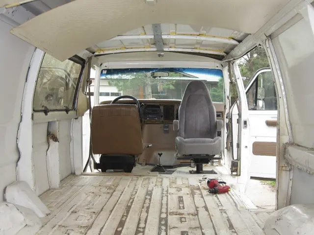 Unique duplex structure of a Vanlife camper attributed to sunlight, resulting in reduced seating...
