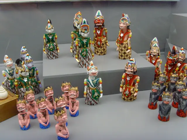 Backstage glimpse at the puppet theatre