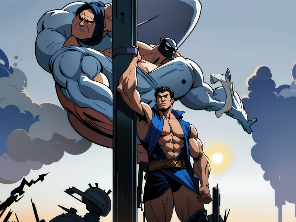 Due to the development of two rotten sections, the 32-meter high Maypole in Solln needs to be cut...